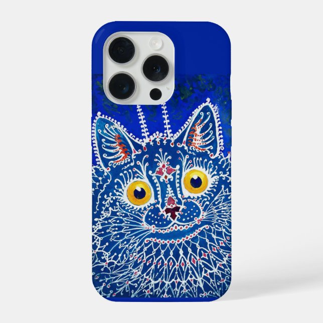 Coque iPhone Un chat dans le style gothique par Louis Wain  (Verso)