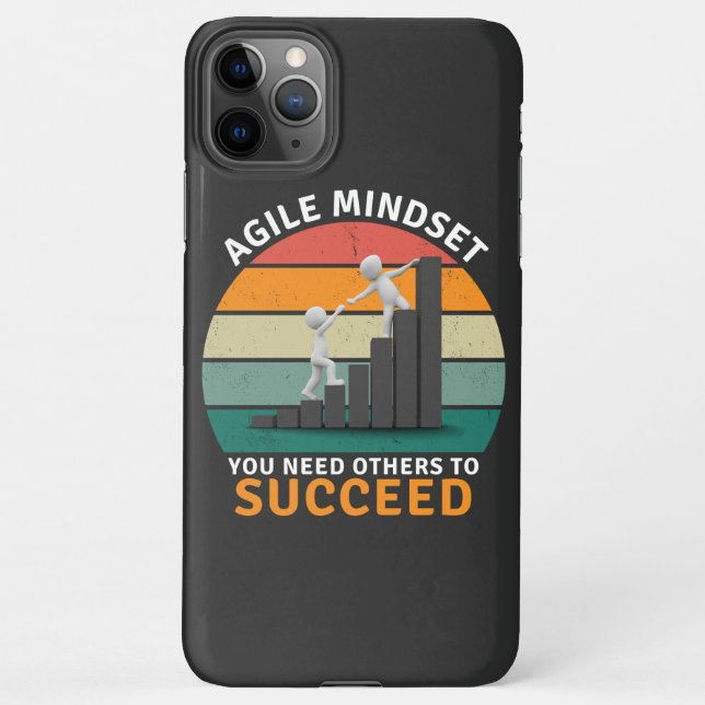Coque iPhone Un état d'esprit Agile Vous Avez Besoin D'Autres P (Dos)