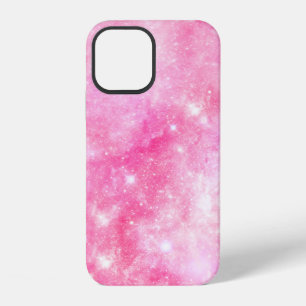 Coque iPhone 12 Univers de la galaxie rose