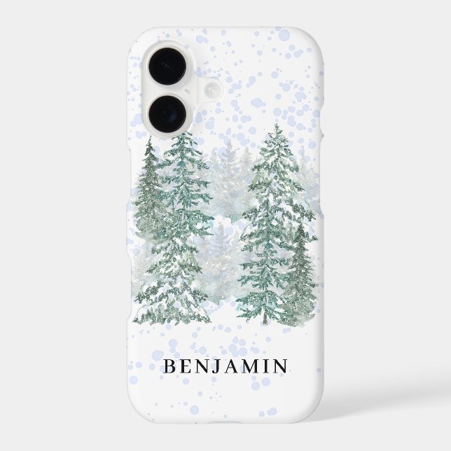 Coque iPhone Vacances d'hiver (Verso)