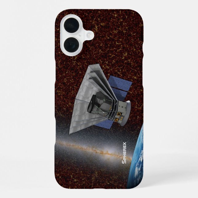 Coque iPhone Vaisseau spatial SPHEREx Galaxy Hunter (Verso)