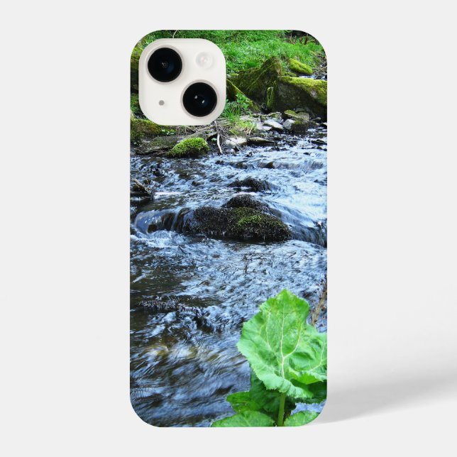Coque iPhone vallée du ruisseau de pierre (Verso)