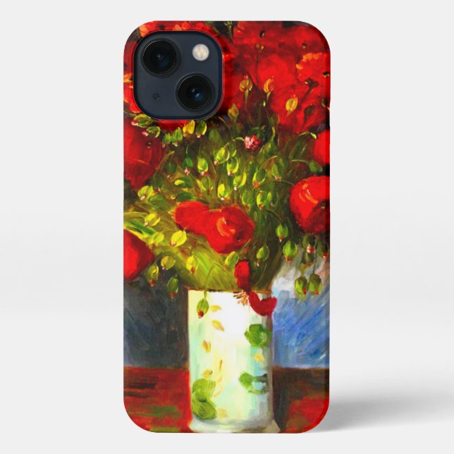 Coque iPhone Van Gogh Red Poppies (Verso)