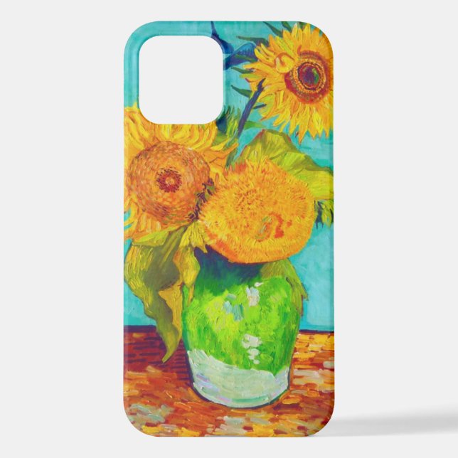Coque iPhone Van Gogh Sunflowers (Verso)