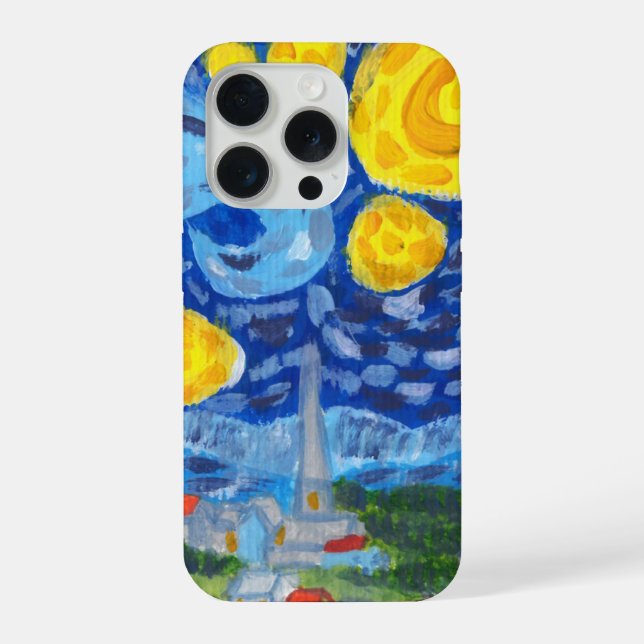Coque iPhone Van Gogh, The Starry Night Phone Case (Verso)