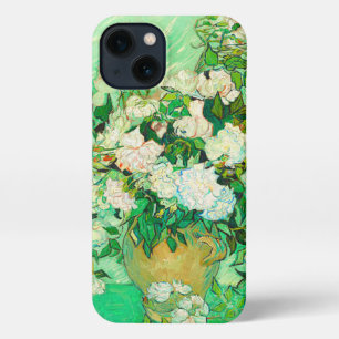 Etui iPhone 13 Van Gogh White Roses