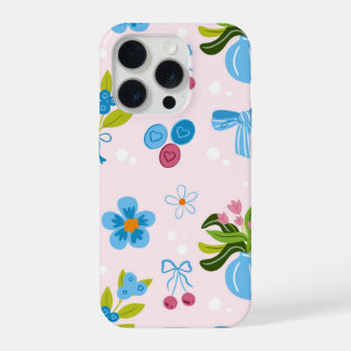 Vase Floral Mignon Motif Sans Couture