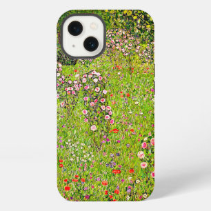 Etui iPhone 13 Verger avec roses de Gustav Klimt