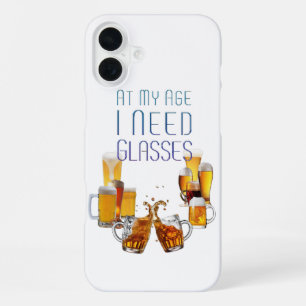 Coque iPhone 16 Plus Verres à bière SlipperyJoe's verres à pilsner chop