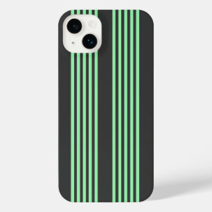 Vert et charbon de bois cinq bandes motif