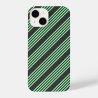 Vert et charbon de bois cinq bandes motif