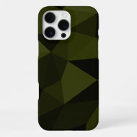 Vert foncé de l'armée noir motif de maille géométr