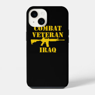 Coque Pour iPhone 14 Vétéran de combat Irak Fier Militaire