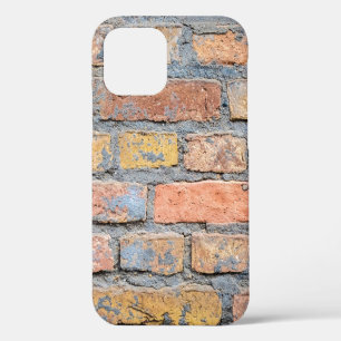 Coque iPhone 12 Vieux mur de brique texture arrière-plan architect