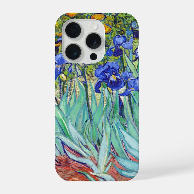 Coque iPhone Vincent Van Gogh peignant les Iris (Verso)