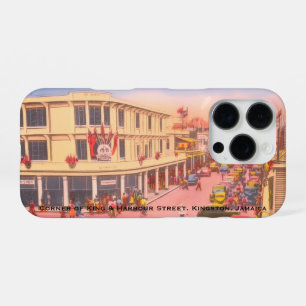 Coque iPhone 16 Pro Vintage centre-ville de Kingston, Jamaïque (King S