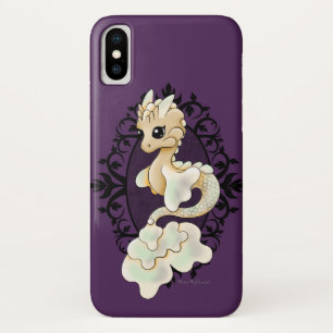 Coque iphone vintage de dragon de dentelle