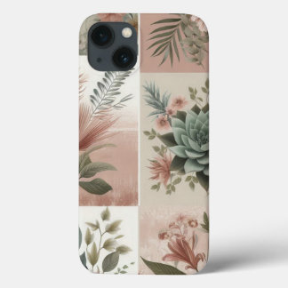 Coque iphone vintage Floral Collage