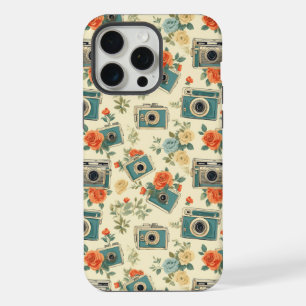 Vintage Floral & Motif de caméra