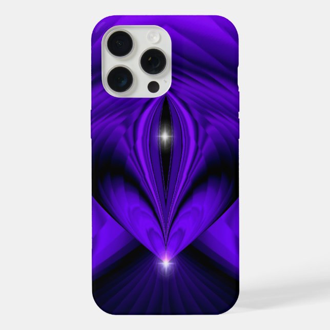 Coque iPhone Violet Fleur arc-en-ciel rêve deux étoiles (Verso)