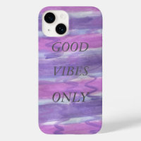 coque iphone violet Good Vibes uniquement