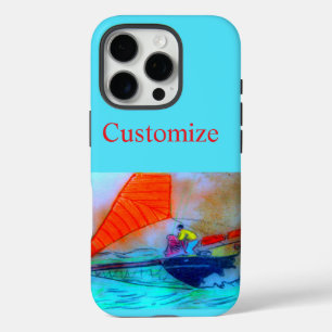 coque iphone voilier à voile rouge
