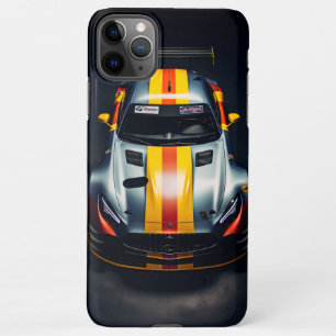 Coque iPhone 11Pro Max Voiture de course matte colorée