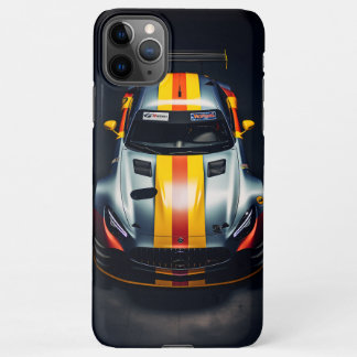 Coque iPhone 11Pro Max Voiture de course matte colorée