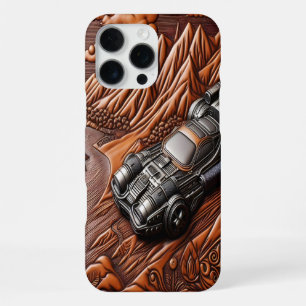 Coque iPhone 16 Pro Max Voiture Musclée Classique dans une Nature de Rêve
