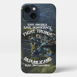 Etui iPhone 13 Vot Politique Patriotique Trump Parti Républicain