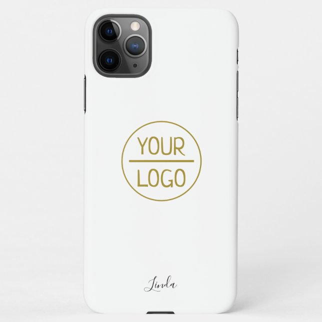 Coque iPhone Votre logo/Art/Photo, Nom Script blanc, Photograph (Dos)