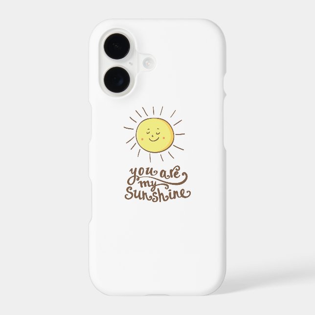 Coque iPhone Vous Êtes Mon Soleil (Verso)