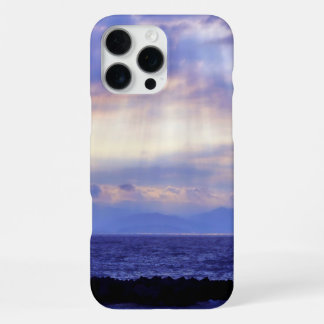 Coque iPhone 16 Pro Max Vue océan pourpre