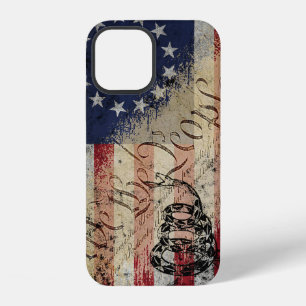 Coque iPhone 12 We The People Betsy Ross American Flag and Snake i