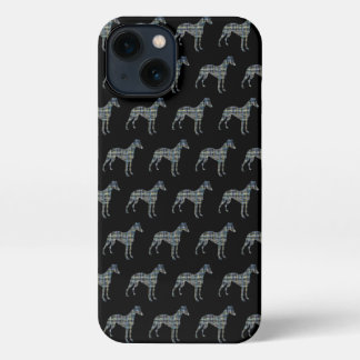 Etui iPhone 13 Whippet Italien Greyhound Chig Silhouett Grille No