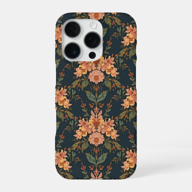 Coque iPhone William Morris Antique Honeysuckle Floral Pattern (Verso)