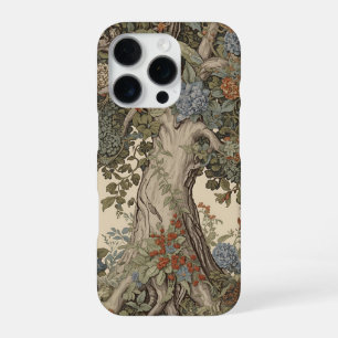 Coque iPhone 16 Pro William Morris Arbre De Vie Vintage Pré-Raphaélite