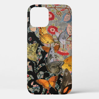coque iphone William Morris BLACK LACE BUTTERFLIES