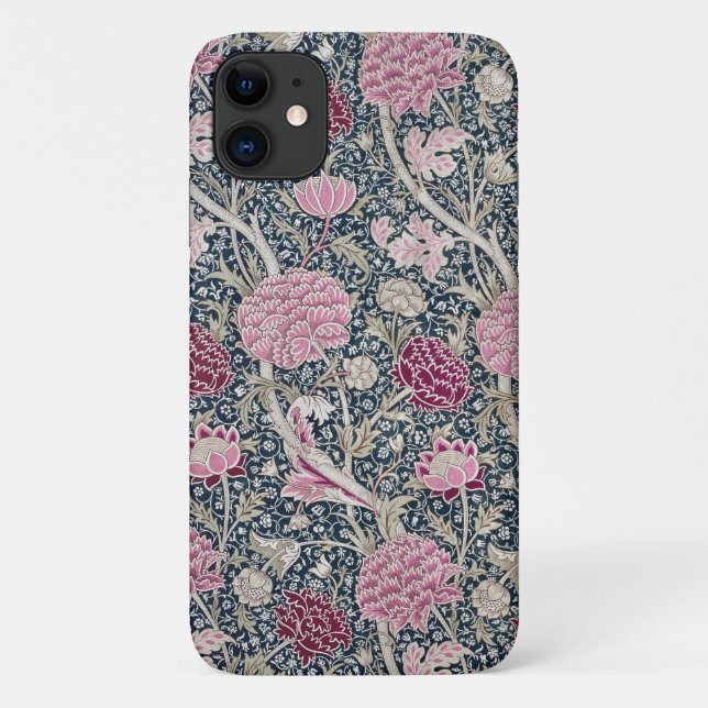 COQUE IPHONE : WILLIAM MORRIS : CRAY (Dos)