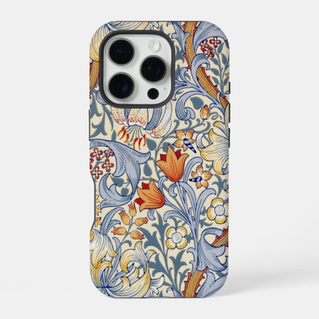 Coque iPhone William Morris Gold Lily Victorian Wallpaper (Verso)