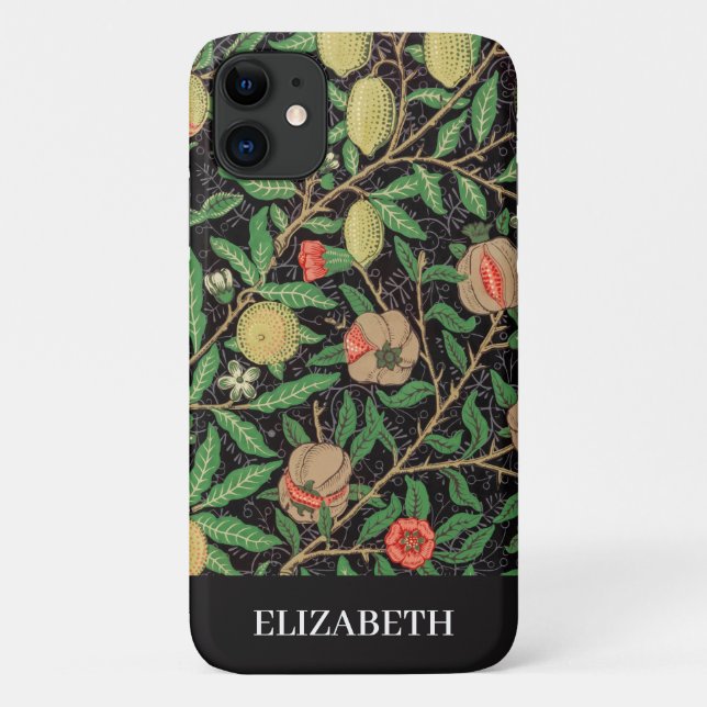 Coque iPhone: WILLIAM MORRIS : POMEGRANATES (Dos)
