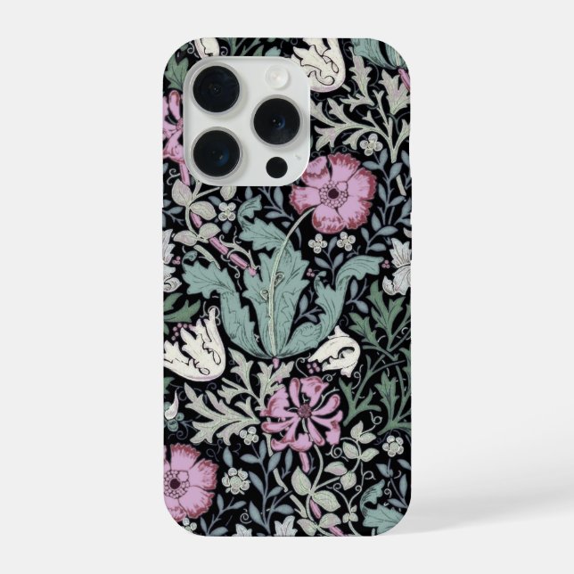 Coque iPhone William Morris Poppy Botanical Victorian Wallpaper (Verso)