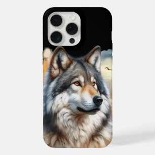 Wolf en automne Couleurs : La beauté de la nature