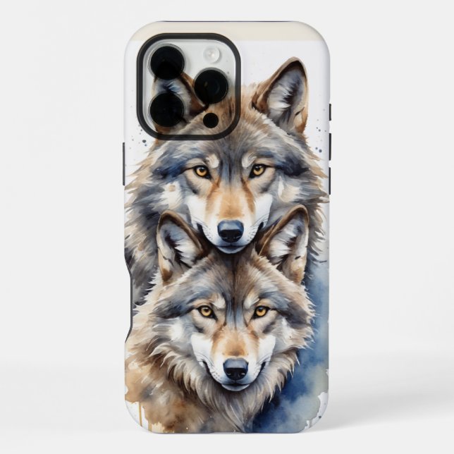 Coque iPhone Wolf Wolf Faune Nature animale (Verso)