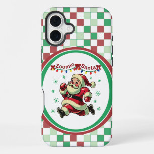 Coque iPhone 16 Plus Zoomie Père Noël Noël