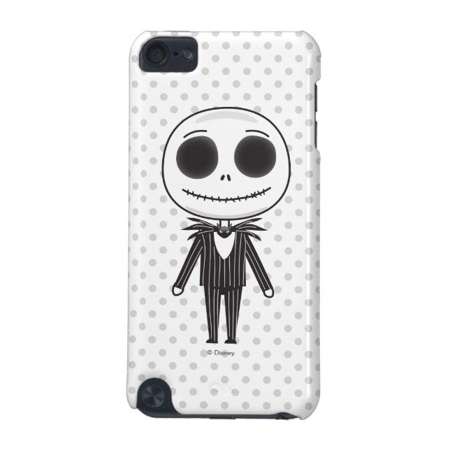 Coque iPod Touch 5G Jack Skellington Emoji (Dos)