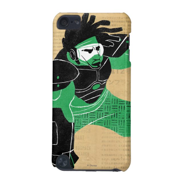 Coque iPod Touch 5G Lames Plasma Wasabi (Dos)