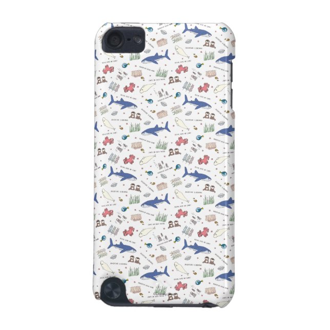 Coque iPod Touch 5G Trouver Dory Cartoon Motif blanc (Dos)