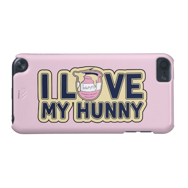 Coque iPod Touch 5G Winnie L'Ourson| J'aime mon amour (Dos Horizontal)
