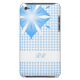 Coque iPod Touch Case-Mate Caisse bleue du contact 4G d'iPod de forme de (Dos)